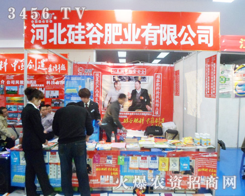 硅谷肥業在2013安徽肥料展展位前人潮涌動!
