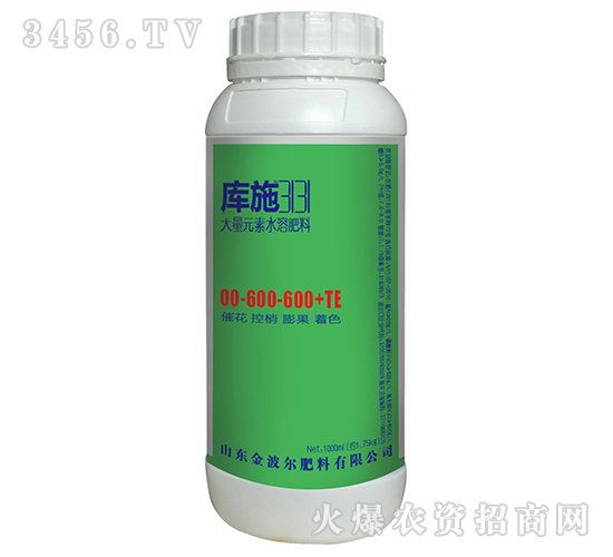 大量元素水溶肥00-600-600+TE-庫施-金波爾