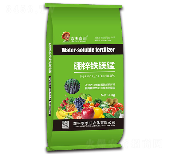 硼鋅鐵鎂錳-農夫喜潤-季季旺