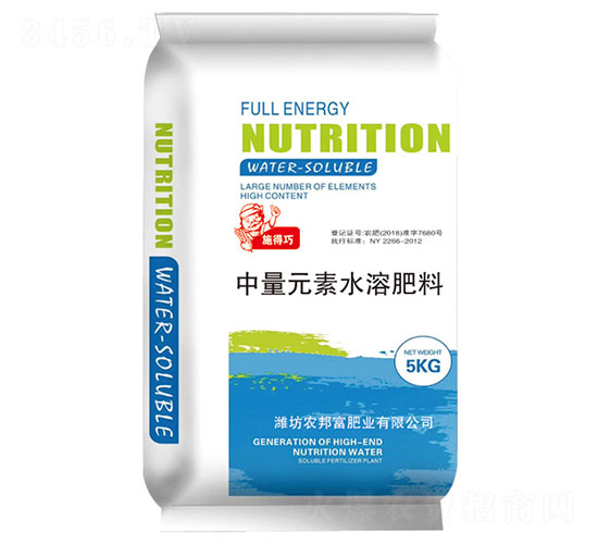 5kg中量元素水溶肥料-施得巧-農邦富