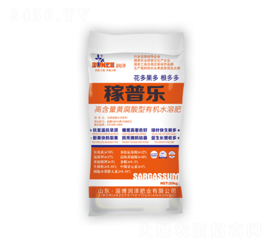高含量黃腐酸鉀型有機水溶肥料-花果果多根多多-潤澤肥業