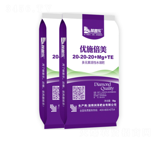 海藻型均衡生長專用多元素活性水溶肥20-20-20+Mg+TE-優施倍美-潤澤肥業
