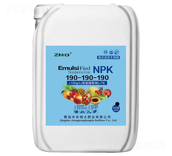 大量元素水溶肥190-190-190-中農恒大