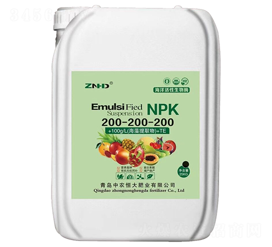 大量元素水溶肥200-200-200-中農恒大