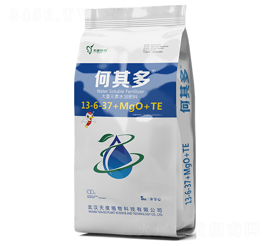 大量元素水溶肥料13-6-37+MgO+TE-何其多-天度植物