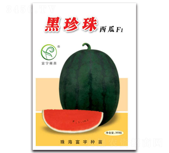 黑珍珠西瓜F1-西瓜種子-富宇種苗