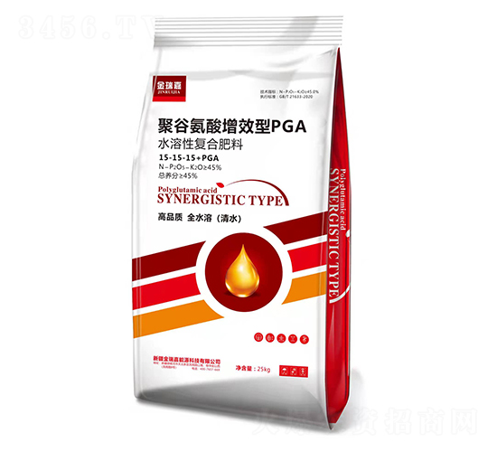 聚谷氨酸增效型PGA水溶性復合肥料15-15-15+PGA-金瑞嘉