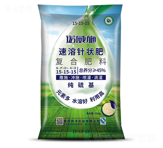 速溶針狀肥15-15-15-諾威施-西洋實業