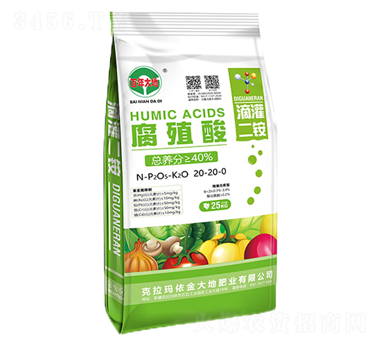 腐殖酸滴灌二銨20-20-0-百年大地-金大地肥業
