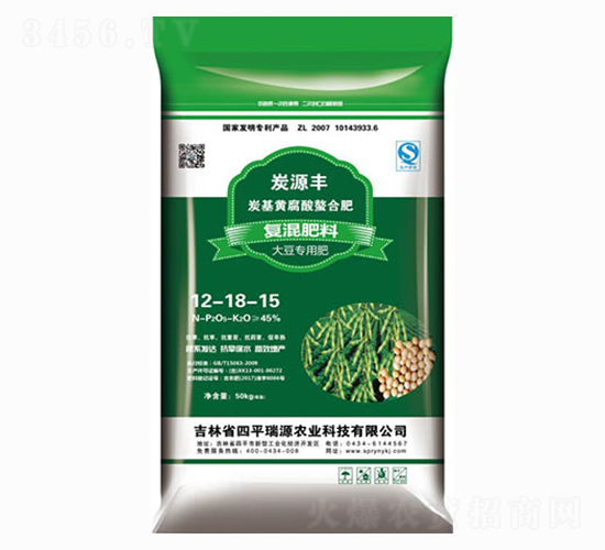 大豆專用復混肥料12-18-15-瑞源農業