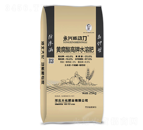 黃腐酸高鉀水溶肥料-永興核動力-大化肥業