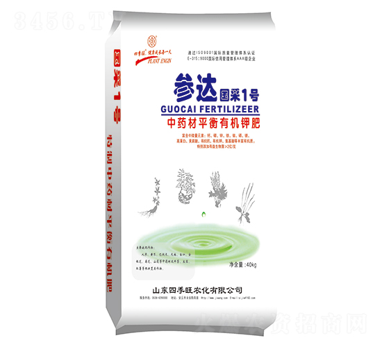 中藥材平衡有機鉀肥-參達果采1號-四季旺