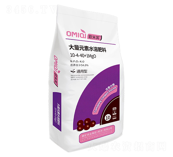 通用型大量元素水溶肥料10-4-40+1MgO-歐米其-歐礦農業