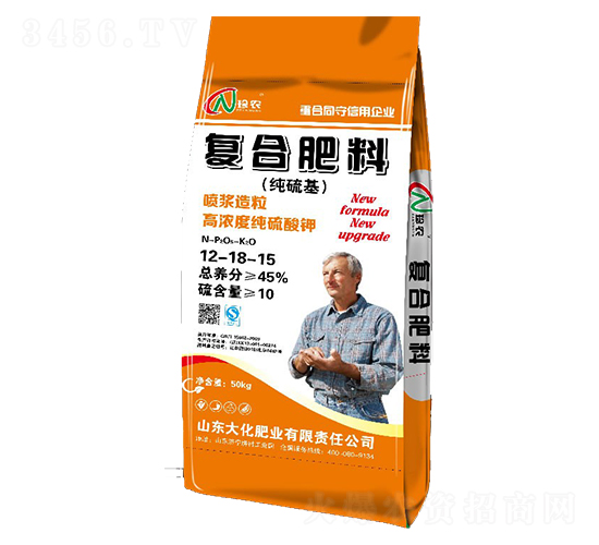 純硫基復合肥料12-18-15-大化肥業
