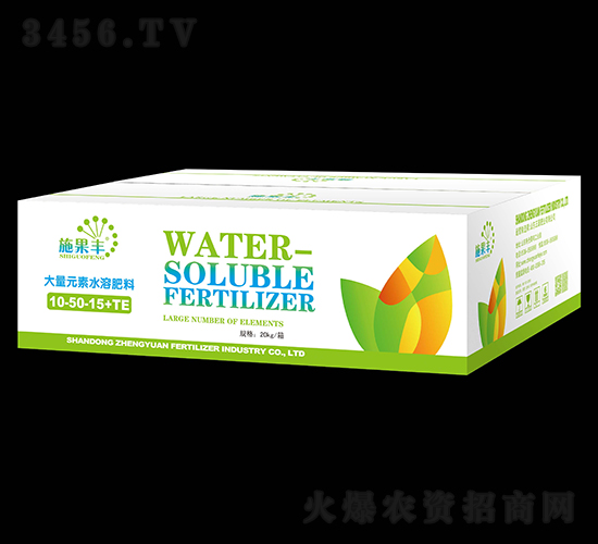 大量元素水溶肥料10-50-15+TE（箱）-施果豐-正源肥業