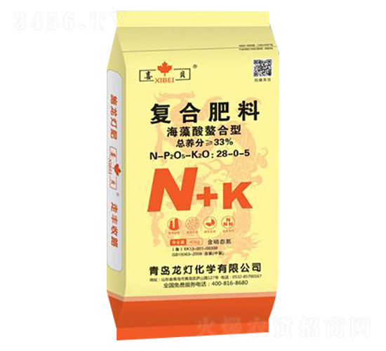 海藻螯合型復合肥料28-0-5-芬美-龍燈