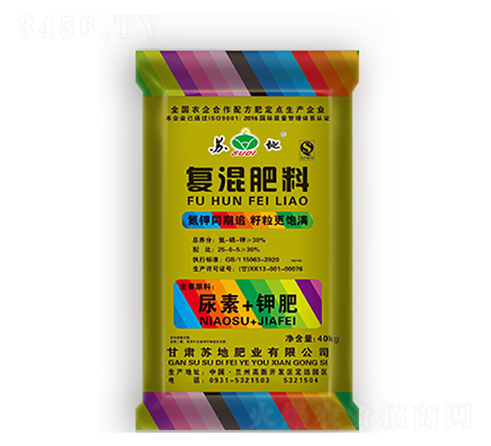30%尿鉀肥復混肥料25-0-5-蘇地肥業