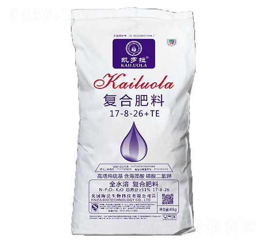 高塔純硫基復合肥料17-8-26+TE-鑫商農