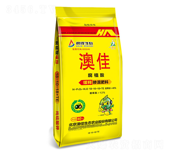 腐植酸緩釋摻混肥料18-10-18+TE-澳佳生態