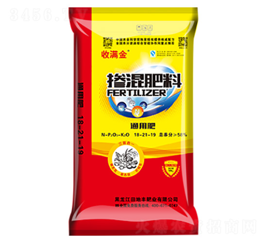 通用型摻混肥料18-21-19-收滿金-田地豐肥業