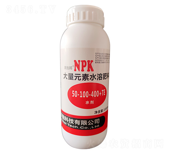 大量元素水溶肥料50-100-400+TE-滴施邦-艾特施