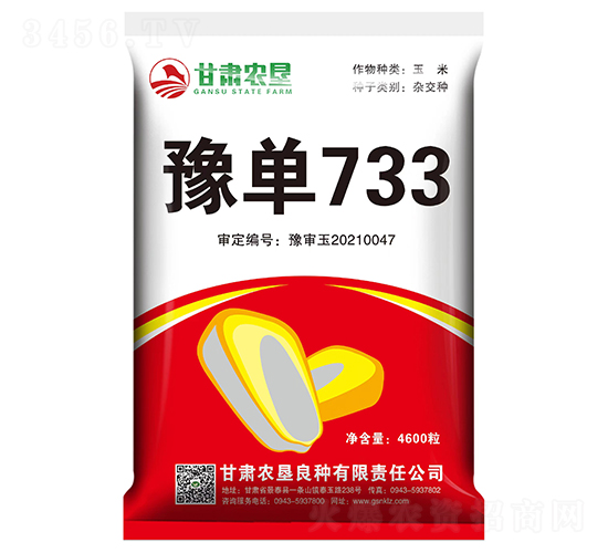 豫單733-玉米種子-甘肅農墾