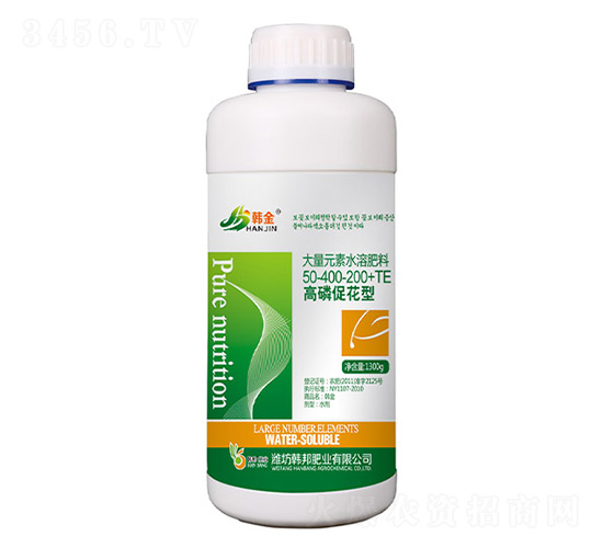 高磷促花型大量元素水溶肥料50-400-200+TE-韓金-韓邦肥業