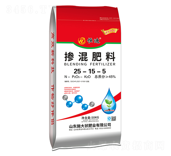 摻混肥料25-15-5-恒迪-施大狀