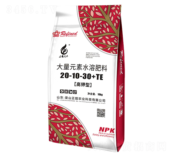 高鉀型大量元素水溶肥料20-10-30+TE-正陽農業