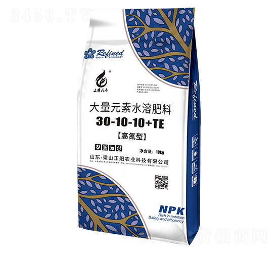 高氮型大量元素水溶肥料30-10-10+TE-正陽農業