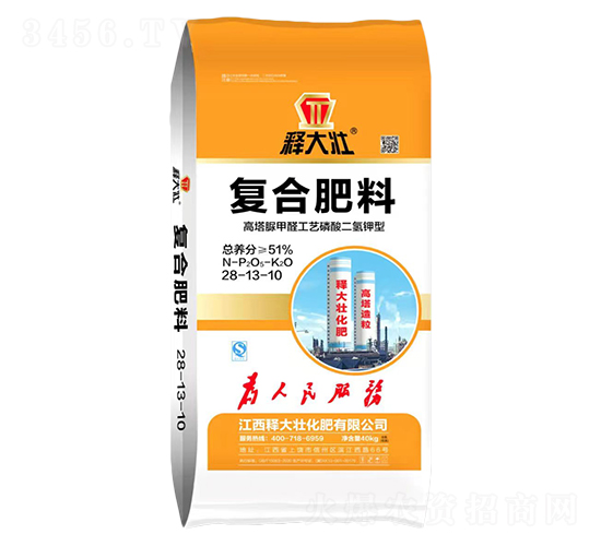復合肥料28-13-10-釋大壯