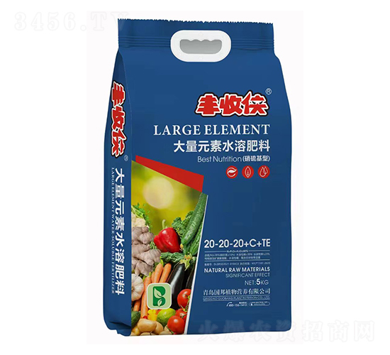 大量元素水溶肥料20-20-20+C+TE-豐收俠-國邦植物