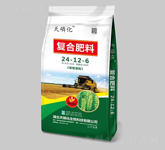 高塔造粒復(fù)合肥料24-12-6-天磷化