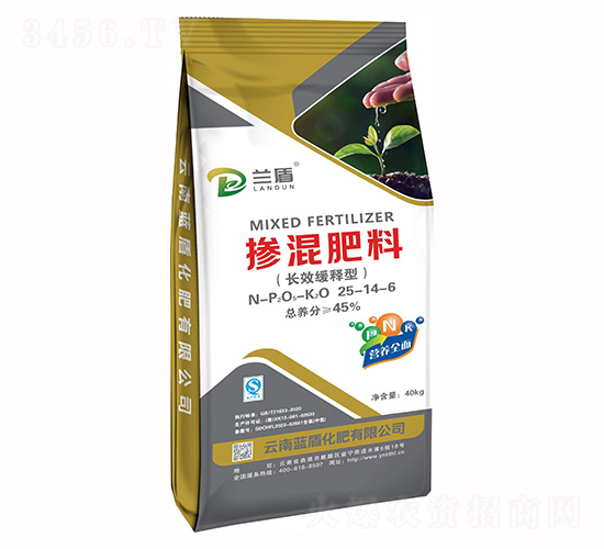 長效緩釋型摻混肥料25-14-6-藍盾化肥