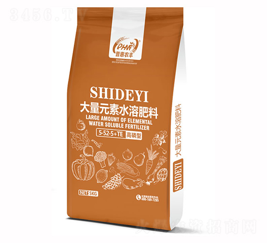 高磷型大量元素水溶肥5-52-5+TE-普惠農豐