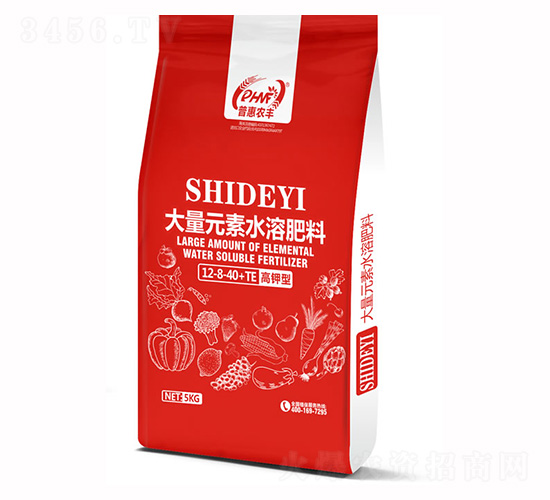 高鉀型大量元素水溶肥12-8-40+TE-普惠農豐