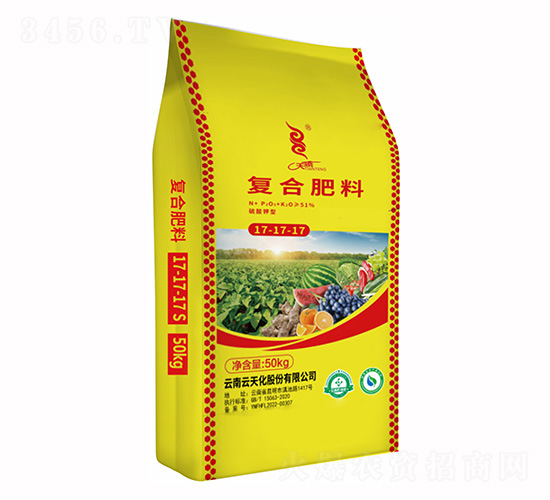 硫酸鉀型復合肥料17-17-17-天騰化工