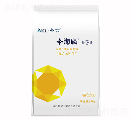 大量元素水溶肥料10-8-42+TE-海磷-磷化集團