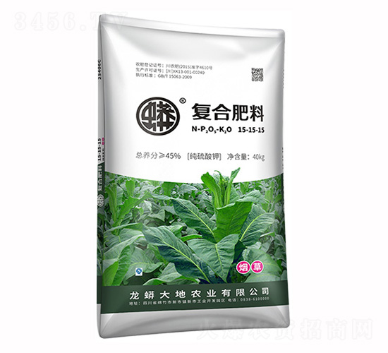 煙葉專用純硫酸鉀復合肥料15-15-15-蟒牌-農技小院