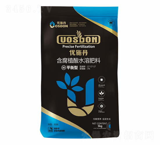 平衡型含腐植酸水溶肥料17-17-17-優施丹