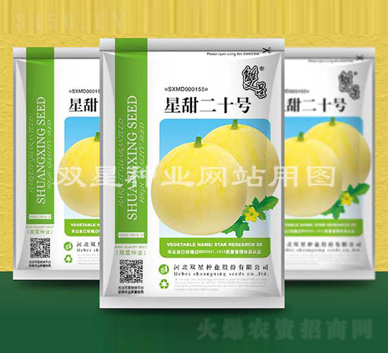 星甜二十號(hào)-甜瓜種子-雙星種業(yè)