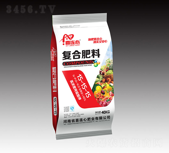 高濃度純硫酸鉀復合肥料15-15-15-喜連心