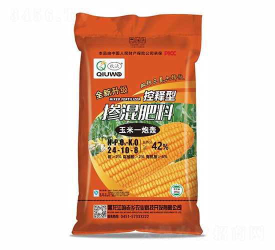 玉米一炮轟摻混肥料24-10-8-秋沃-咱老鄉