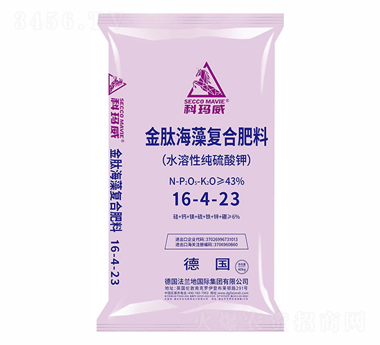 金肽海藻復合肥料16-4-23-科瑪威-法蘭地