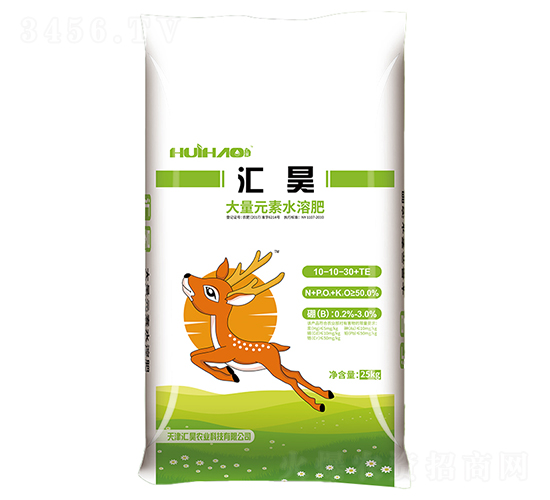 大量元素水溶肥料10-10-30+TE-匯昊農業