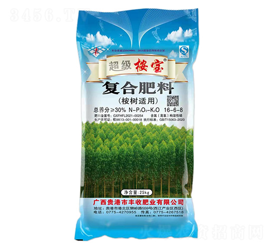 桉樹適用復合肥料16-6-8-超級桉寶-豐收肥業