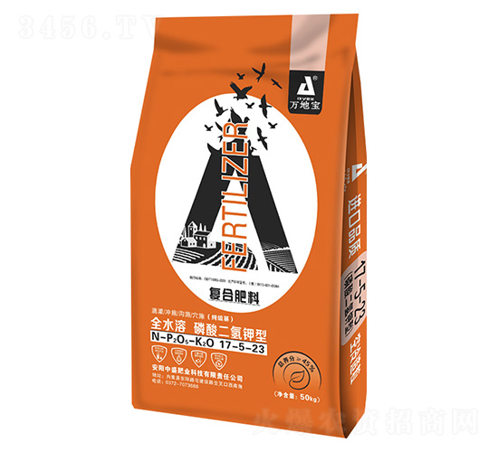 高鉀復合肥-萬地寶硫基復合肥17-5-23-中盛肥業