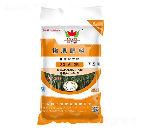 甘蔗配方摻混肥料23-6-25-利爾達肥業