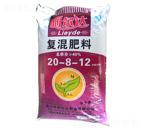 復混肥料20-8-12-利爾達肥業