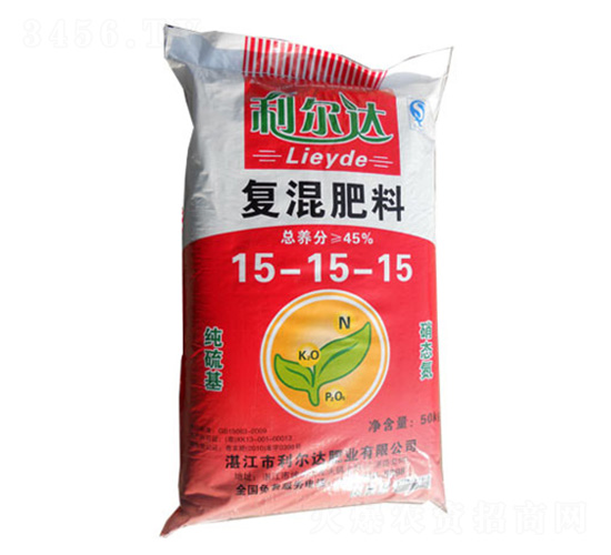 純硫基復混肥料15-15-15-利爾達肥業